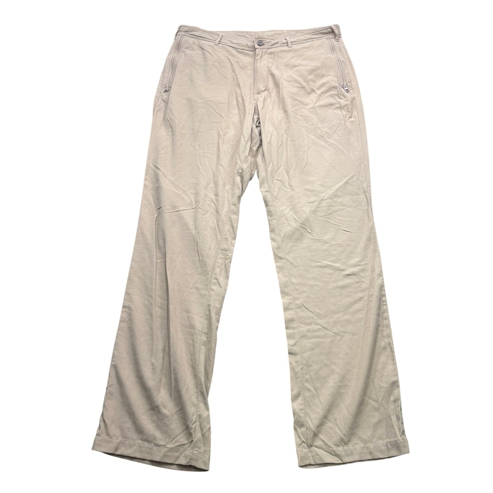 Clothing Arts P^cubed Pick-Pocket Proof Pants Mens 34x32 Tan Travel Workwear